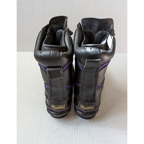 Panda Thermolite Insulated Winter Boots YouSz 6 Black Purple - Picture 5 of 10